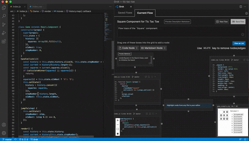 Grok Flow Navigation